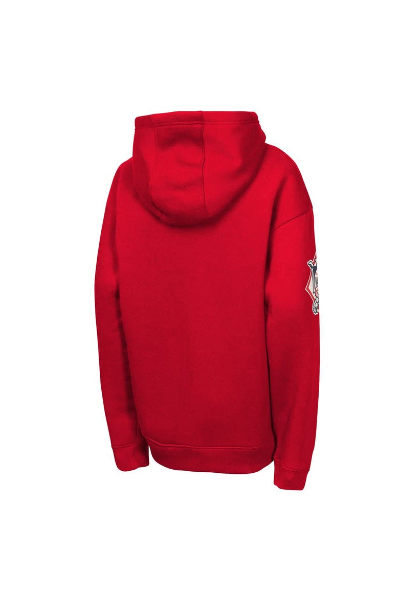 Youth Outerstuff  Red Philadelphia Phillies Premium Sweep Fleece Hoodie, Alternate, color, Red