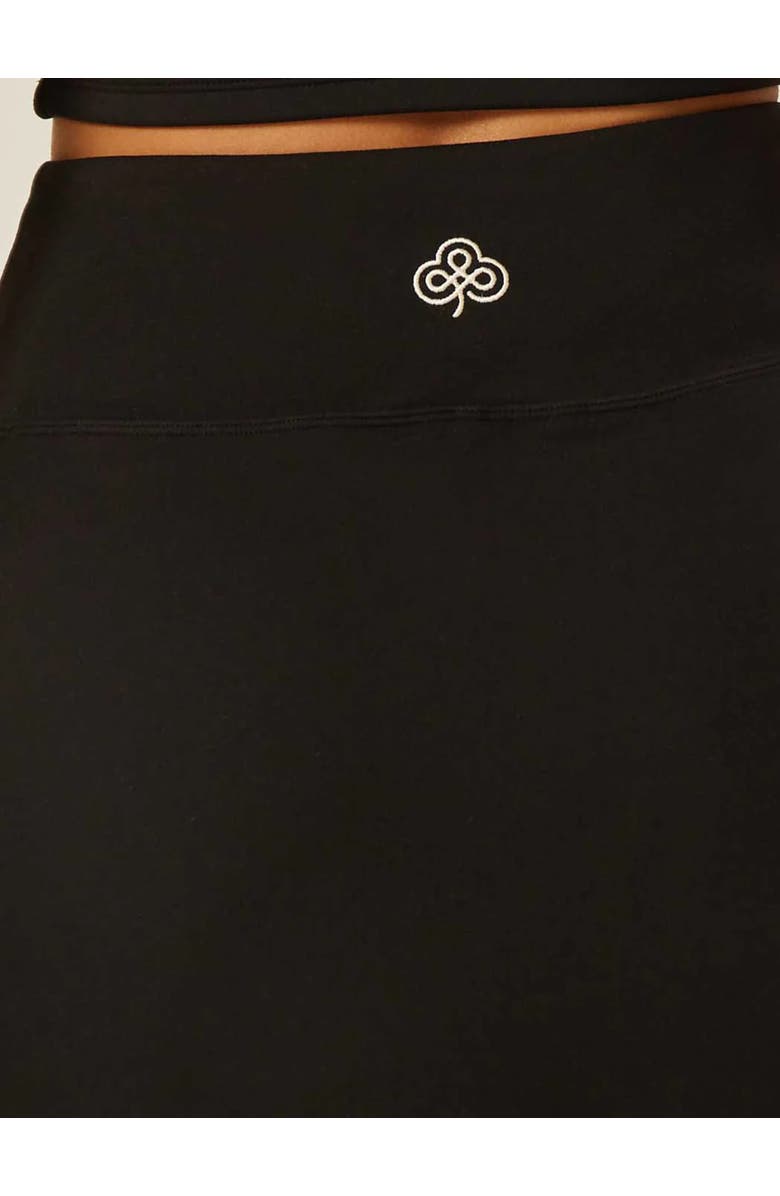 Be Athletica Stretch Wrap Waist Tennis Skort, Alternate, color, Black