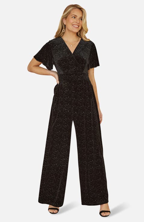 Sparkle Velvet Jumpsuit