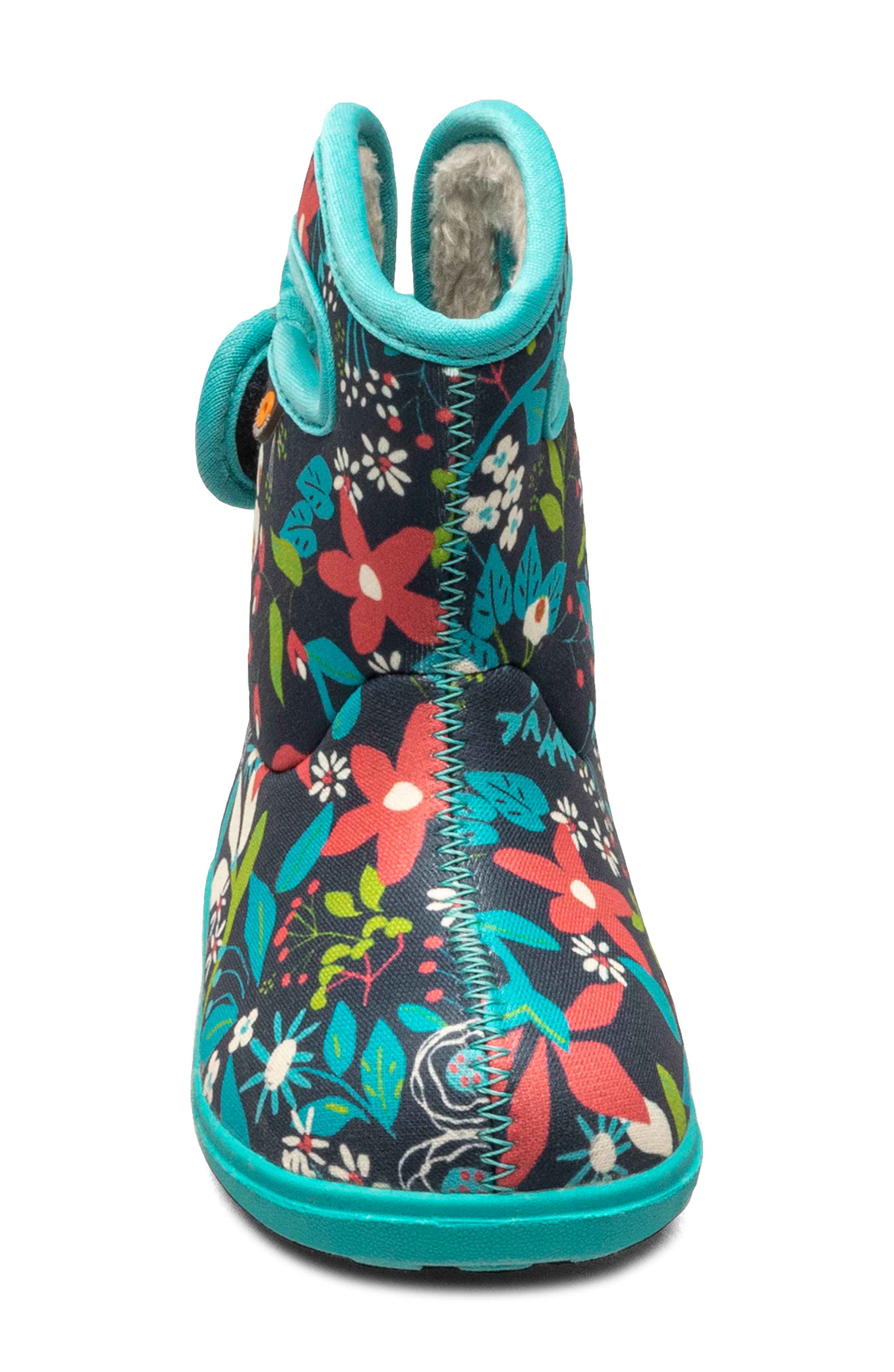 Bogs Baby Bogs II Cartoon Flower Insulated Waterproof Boot, Alternate, color, 