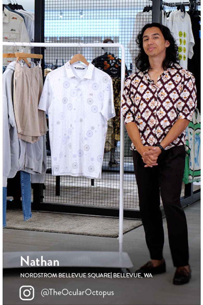 Caught Inside Medallion Print Polo video