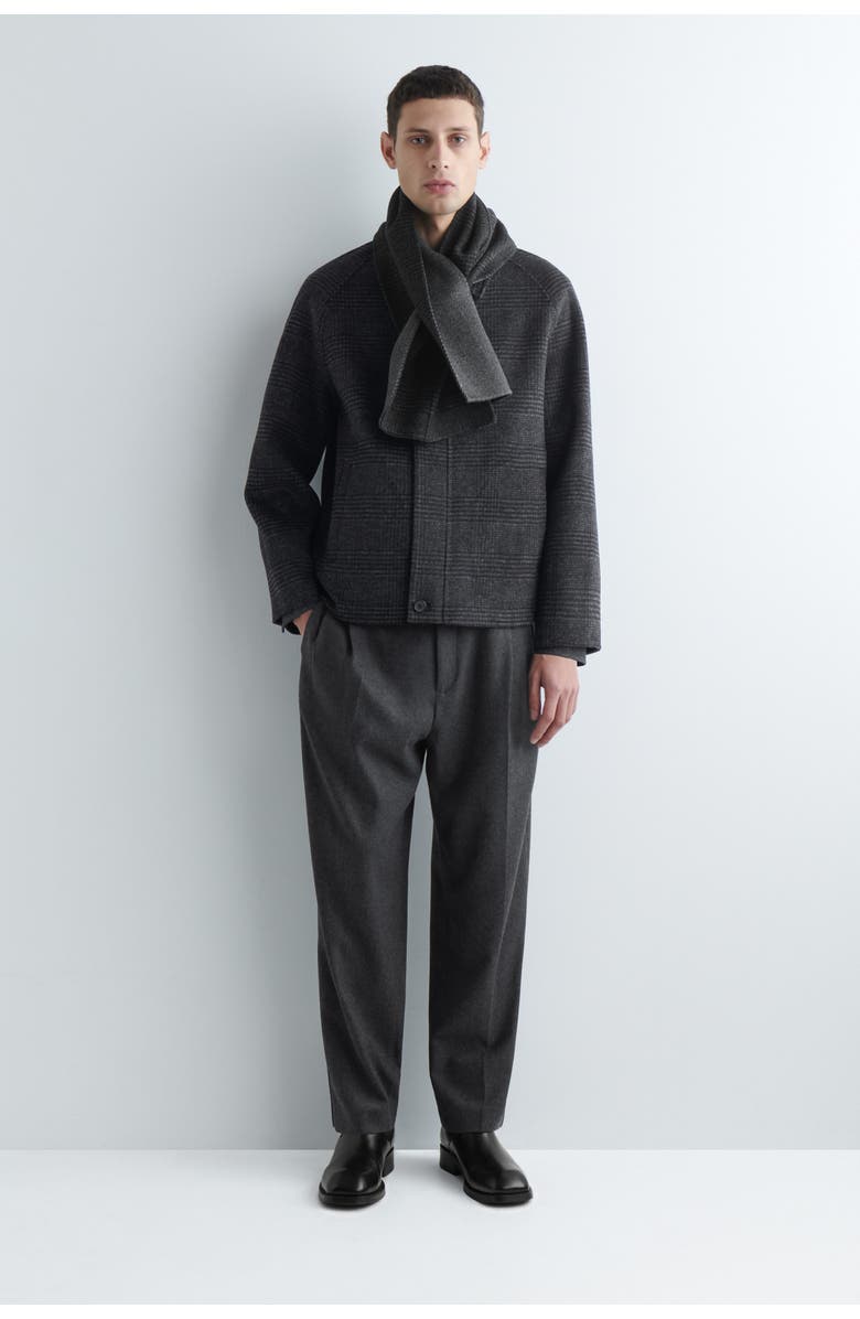 COS Double-faced Wool Scarf, Alternate, color, Gray