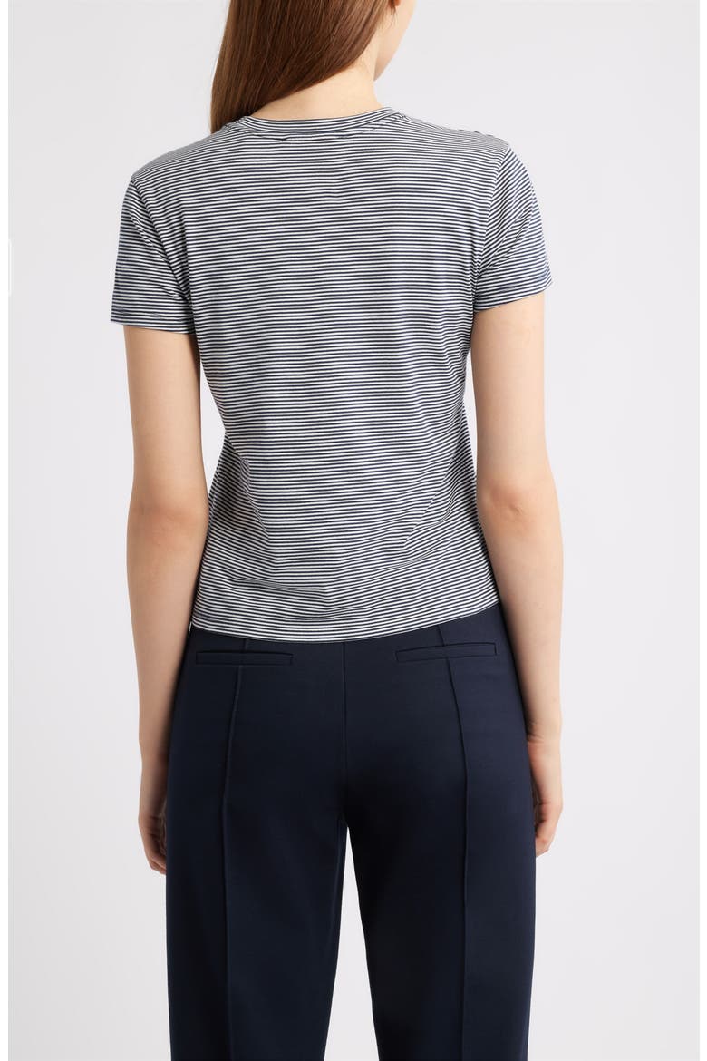 The Stripe Cotton Baby Tee, Alternate, color, NAVY MULTI