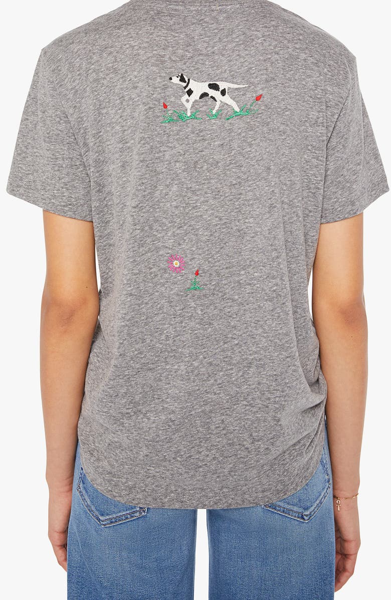 MOTHER The Rowdy Embroidered T-Shirt, Alternate, color, Hot On The Trail