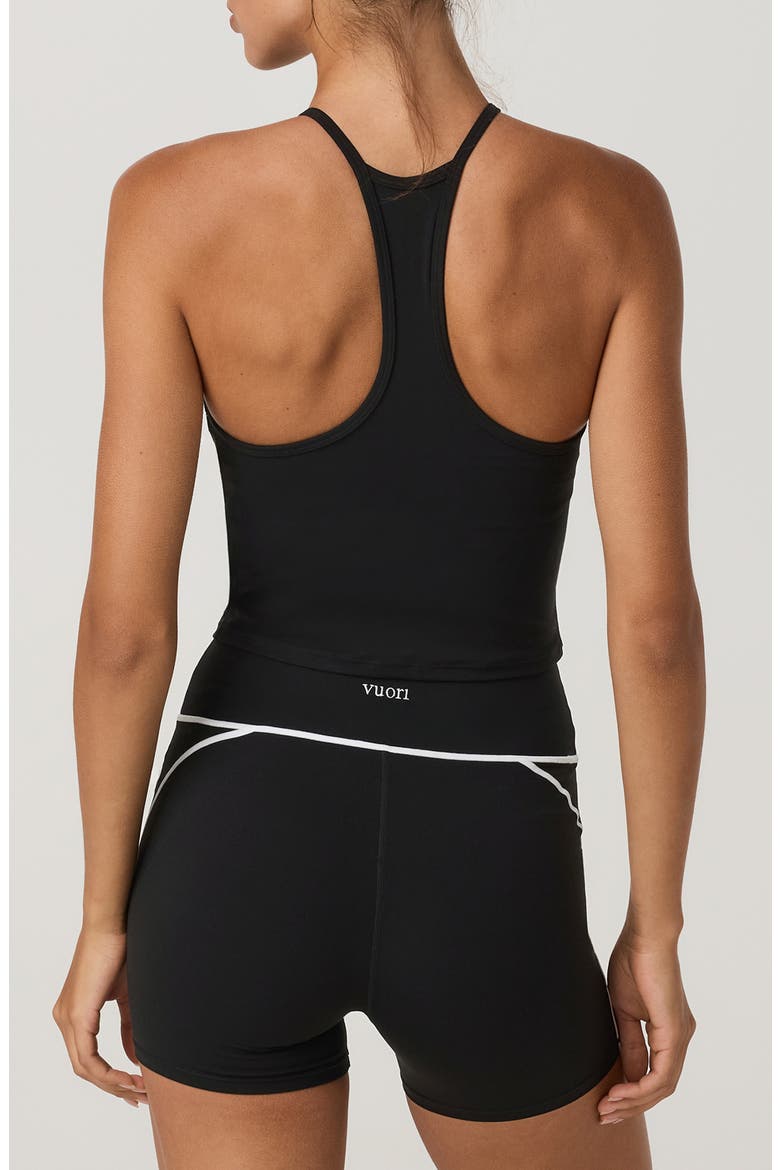 Allthefeels Linework Performance Tank, Alternate, color, BLACK