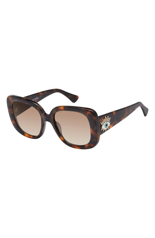 Kurt Geiger London 53mm Gradient Butterfly Sunglasses In Brown