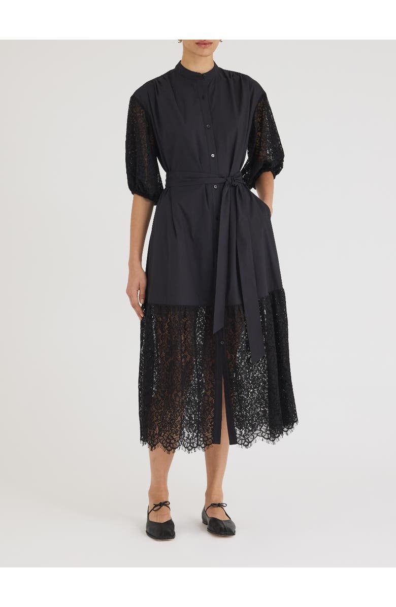 Rebecca Taylor Idun Dress, Main, color, Black