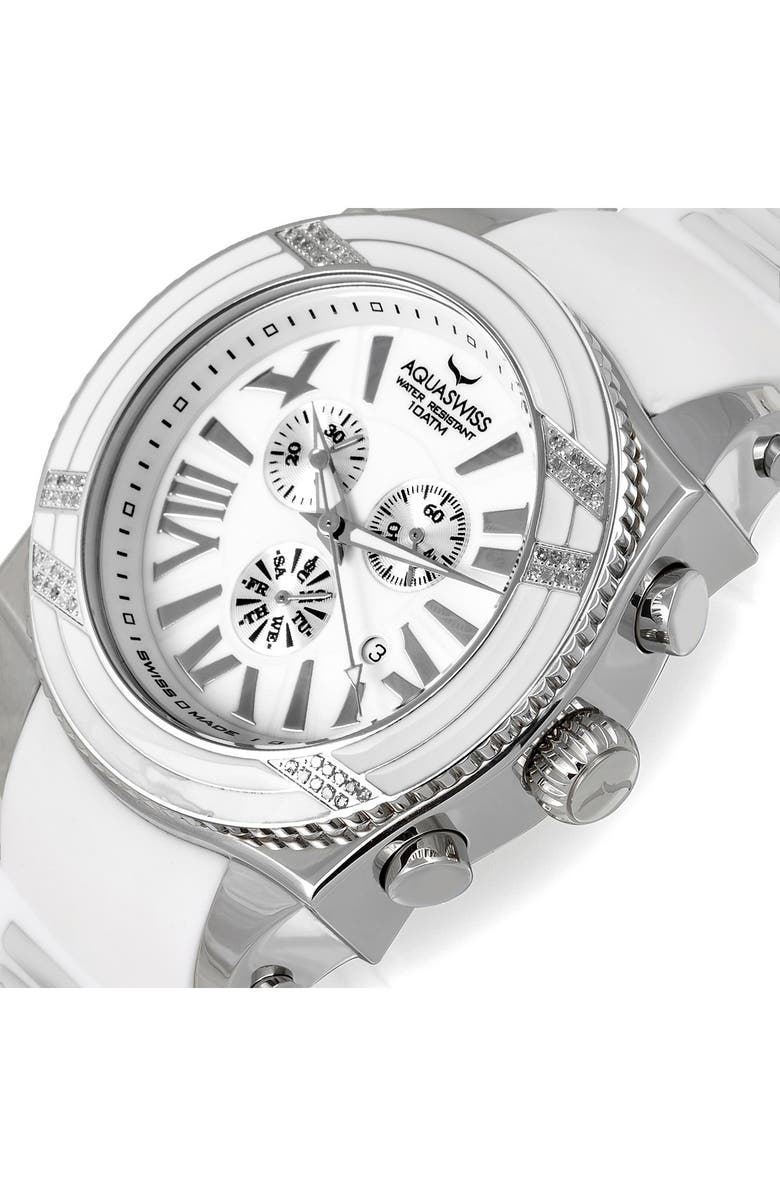 AQUASWISS Men's Swissport XG D Diamond Sporty Watch, 63mm - 0.75 ctw, Alternate, color,