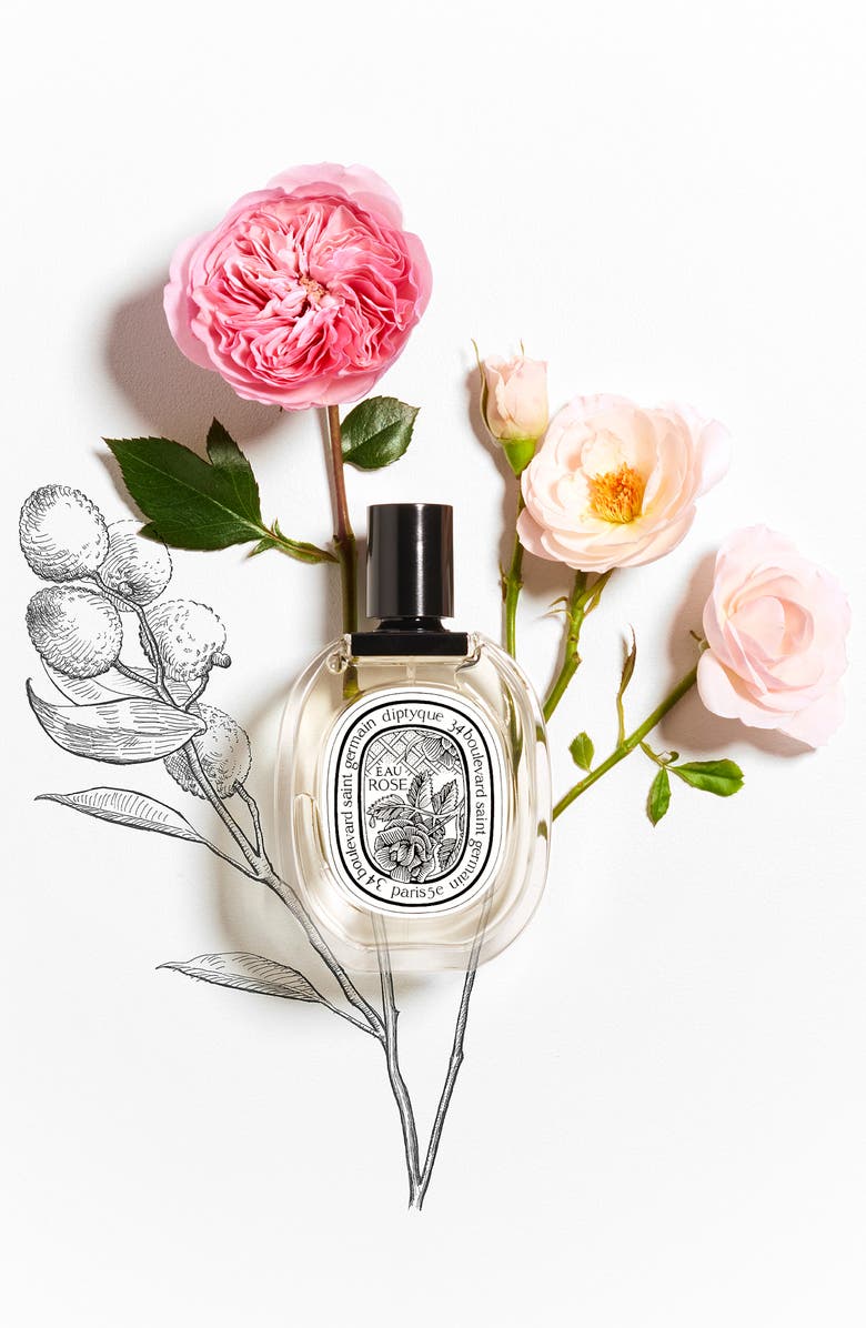 Diptyque Eau Rose Eau de Toilette, Alternate, color,