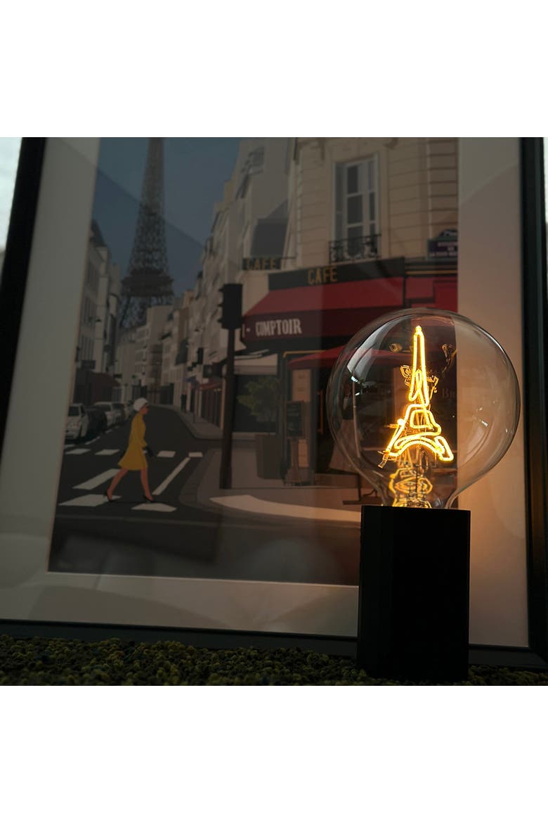 Eiffel Tower Portable Table Lamp, Alternate, color, Emerald
