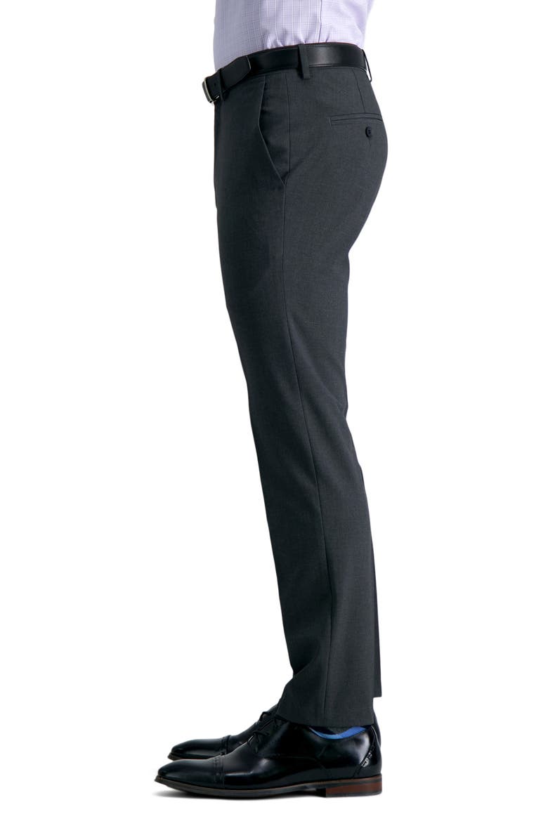 HAGGAR J.M HAGGAR UUltra Slim 4-Way Stretch Trousers, Alternate, color, Charcoal Heather