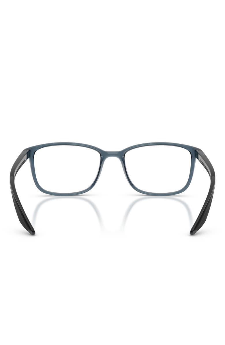 Prada Linea Rossa 53mm Pillow Optical Glasses, Alternate, color, Azure