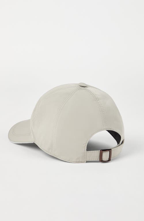 Brunello Cucinelli Water-resistant Baseball Cap In Khaki