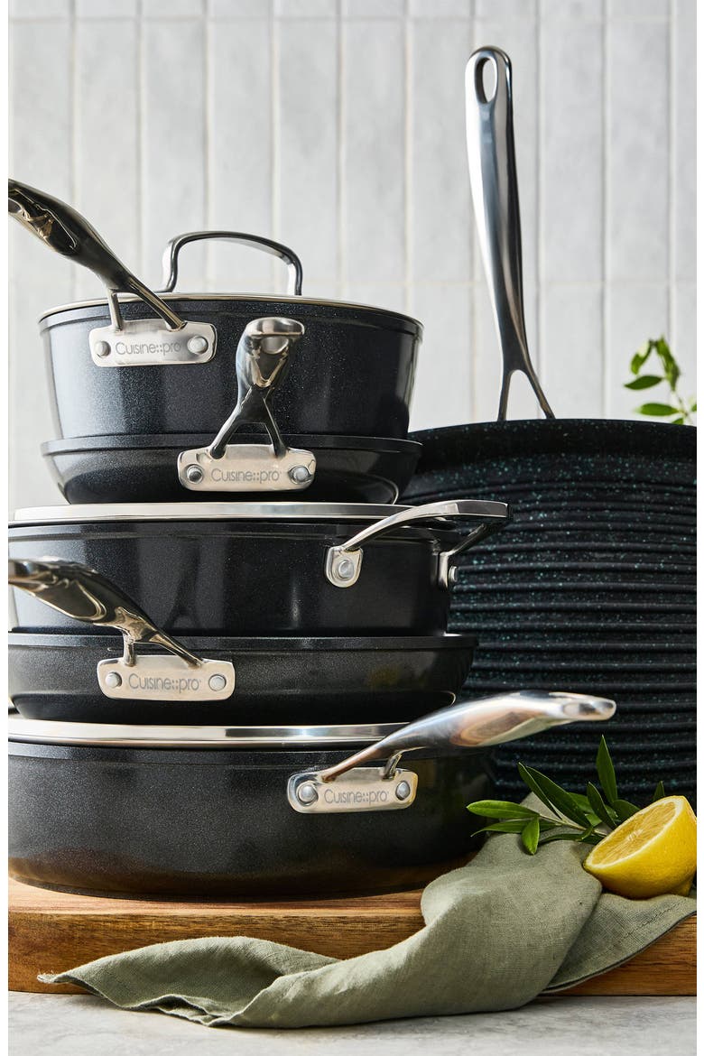 GREEN STONE™ 9-Piece Cookset, Alternate, color, Black