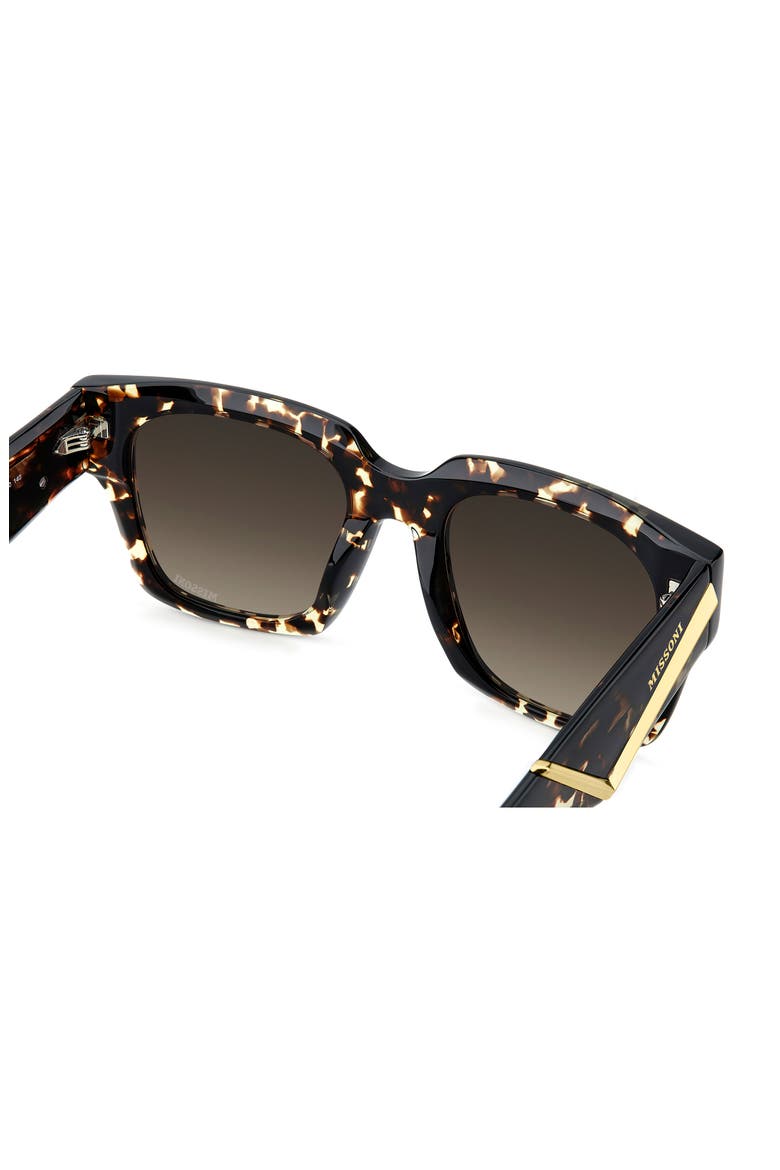 51mm Gradient Square Sunglasses, Alternate, color, HAVANA/ BROWN
