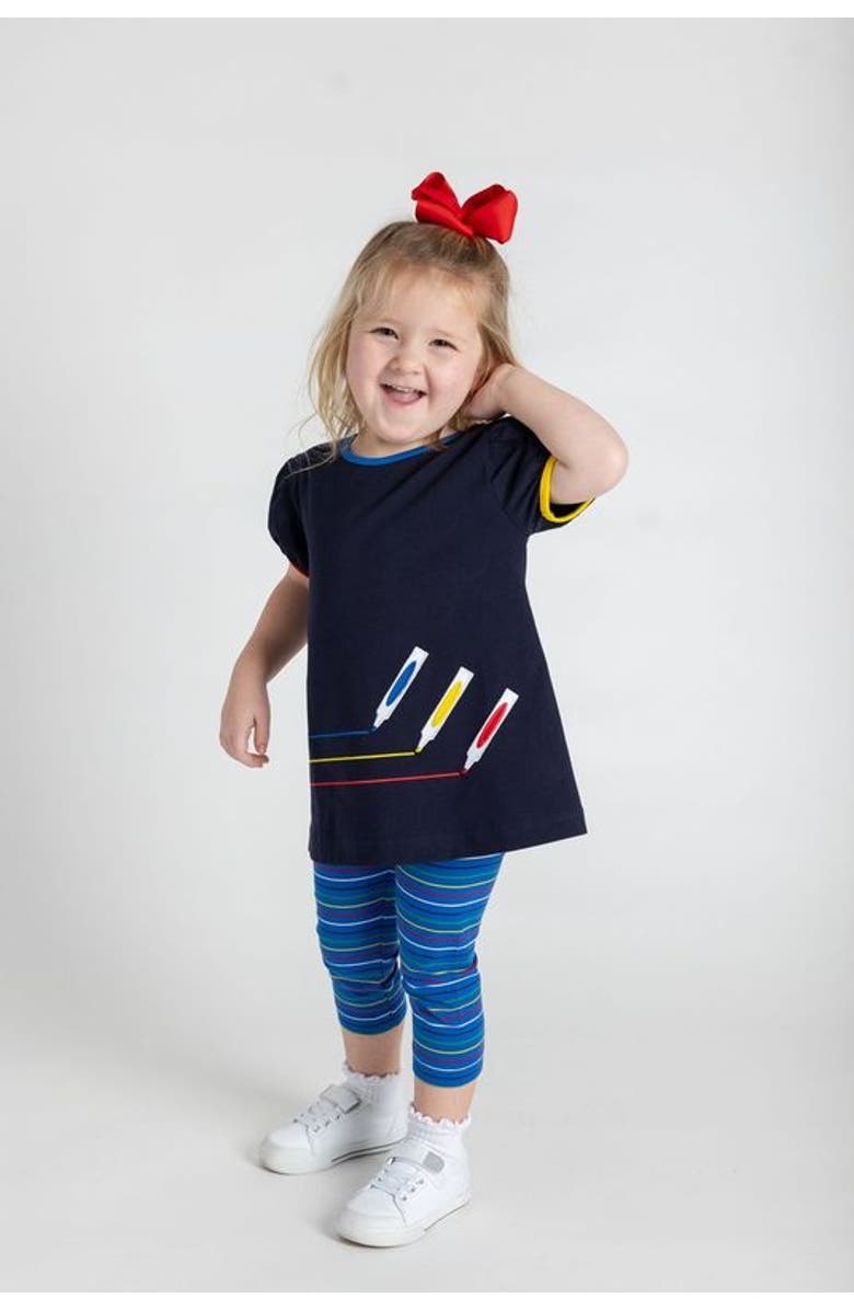 Florence Eiseman Knit Set With Markers, Alternate, color, Navy Multicolor