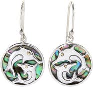 SAMUEL B. Abalone Dolphin Drop Earrings