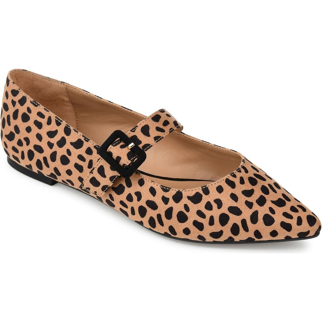 Journee Collection JOURNEE Karissa Flat in Animal at Nordstrom Rack, Size 6.5