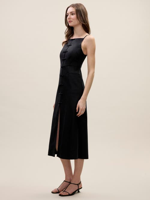 REBECCA TAYLOR REBECCA TAYLOR BEATRICE STRETCH LINEN DRESS