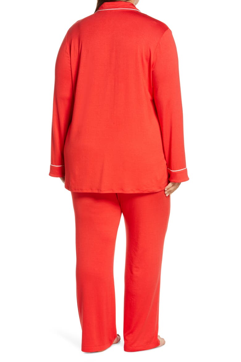 Moonlight Dream Pajamas, Alternate, color, RED BLOOM