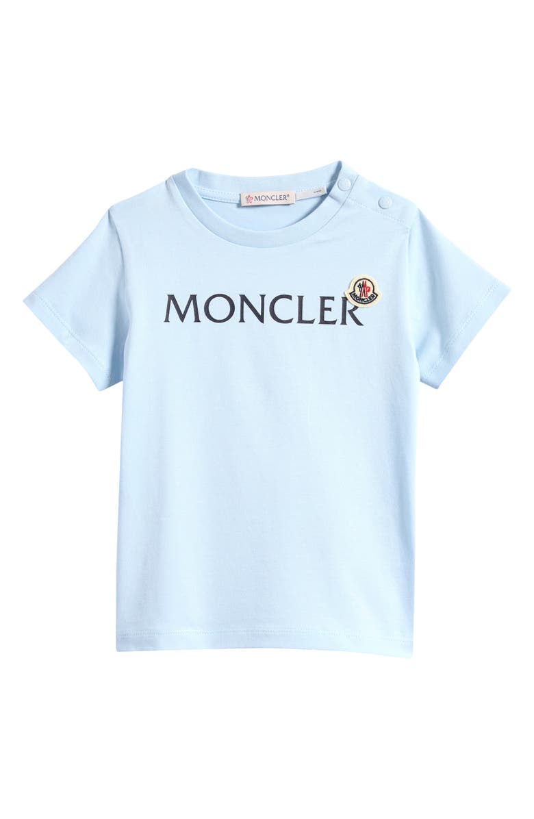 Moncler Kids' Logo Stretch Cotton Graphic T-Shirt, Main, color, 