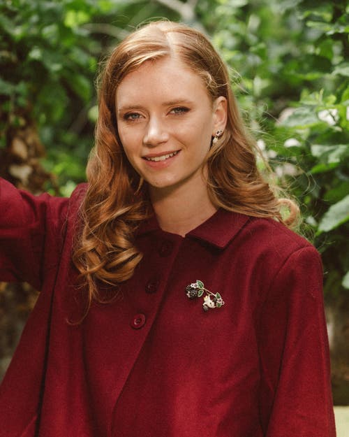 Bill Skinner Studio Blackberry & Mouse Brooch