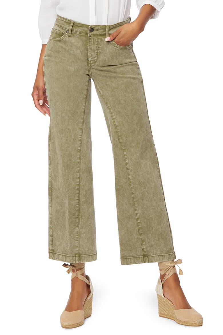 Teresa Ankle Wide Leg Jeans, Main, color, MARISOL MOSS