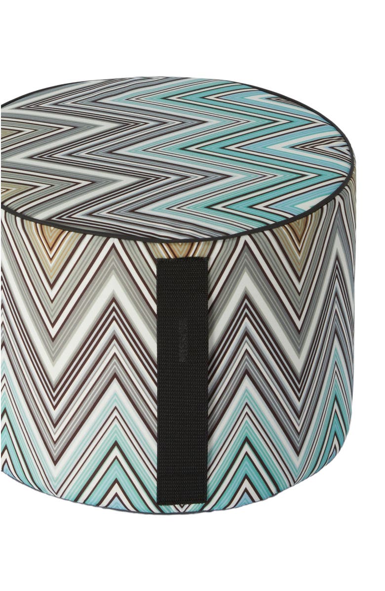 Missoni Home Kew Outdoor Cylinder Pouf 40x30, Alternate, color, Multicoloured