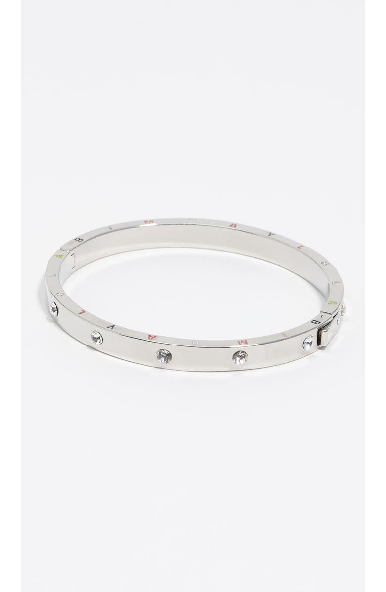 Bimba y Lola Rigid Bracelet, Main, color, Dark Silver