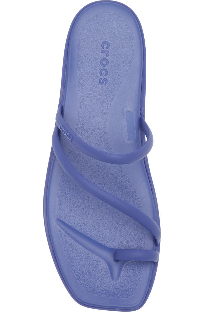 CROCS Miami Toe Loop Sandal, Alternate, color, Sapphire