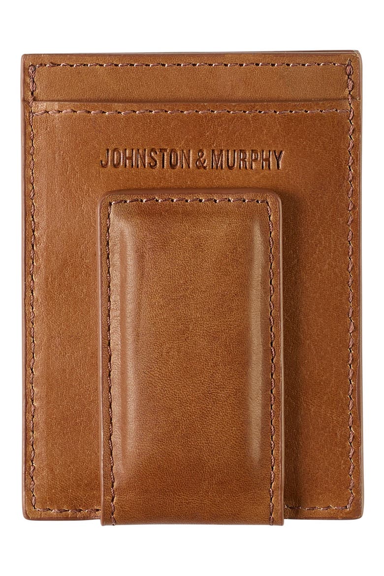 Rhodes Leather Money Clip Card Case, Alternate, color, TAN FULL GRAIN
