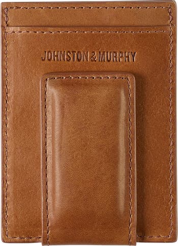 Rhodes Leather Money Clip Card Case