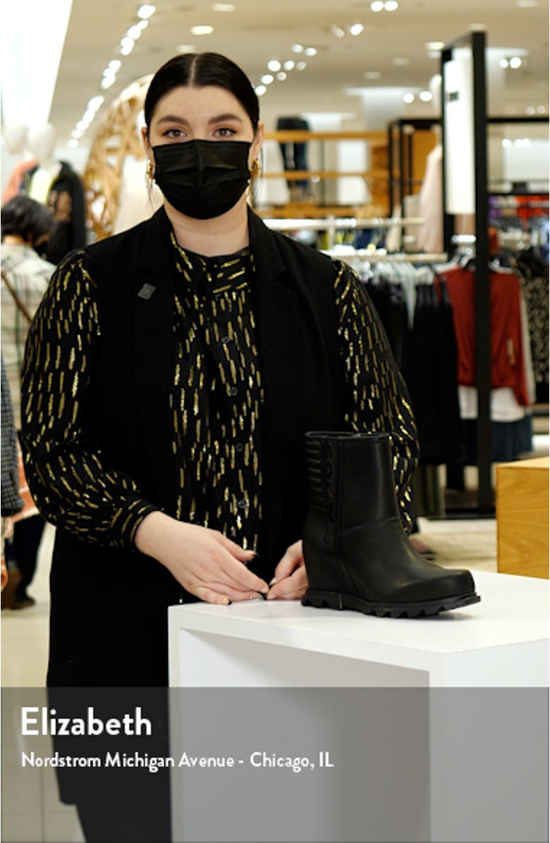 Joan Of Arctic Wedge III Waterproof Moto Wedge Bootie, sales video thumbnail