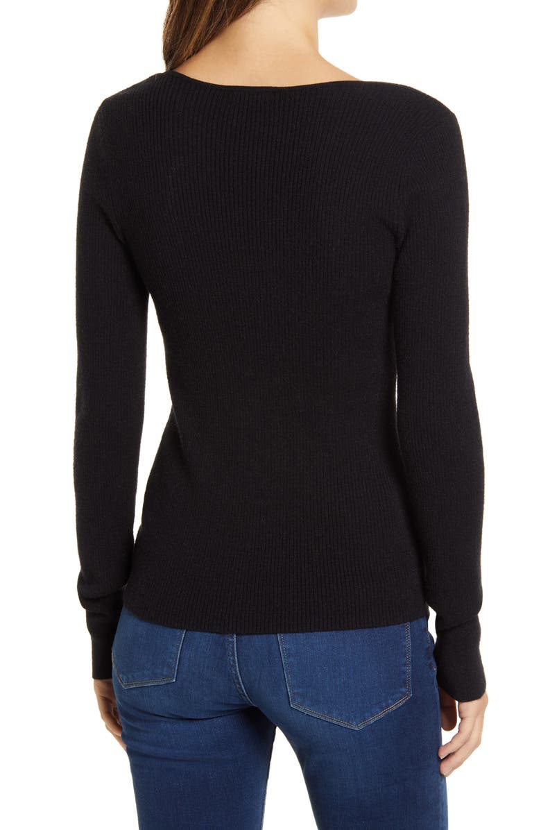 Halogen<sup>®</sup> Rib Sweater, Alternate, color,