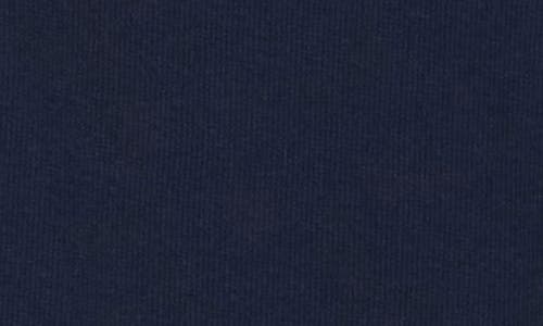 Melrose And Market Long Sleeve Henley In Blue