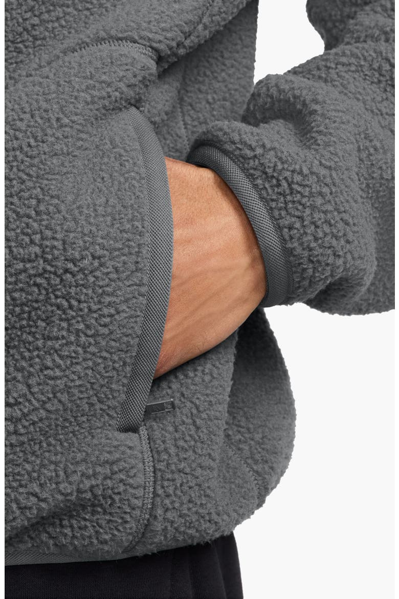 Sportswear Club Fleece Jacket, Alternate, color, IRON GREY/ WHITE