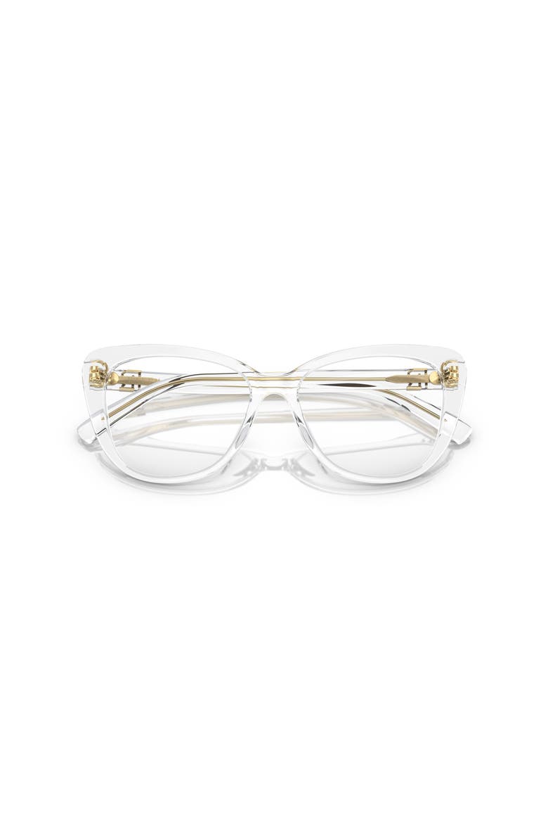 54mm Cat Eye optical glasses, Alternate, color, Transparent