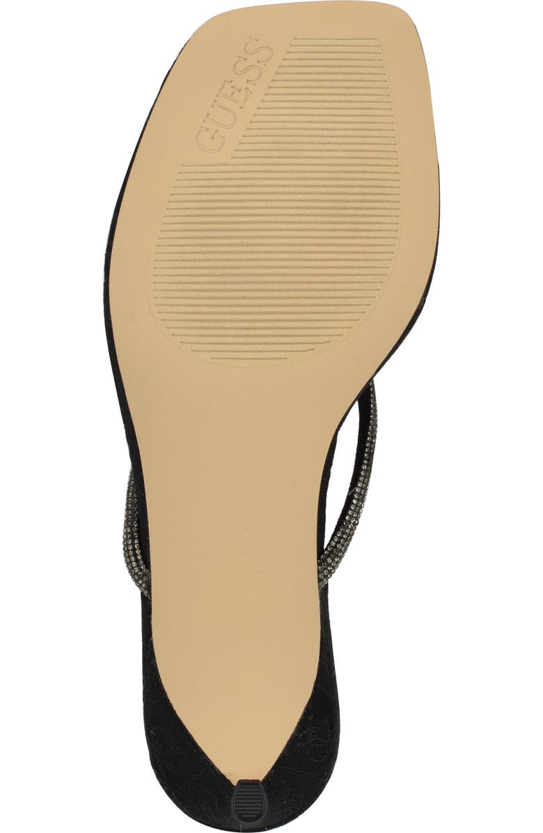 GUESS Crystal Embellished Sandal, Alternate, color,