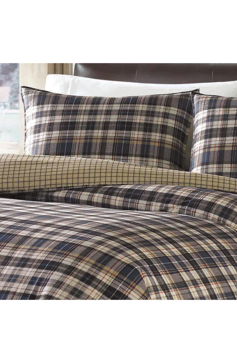 Eddie Bauer Port Gamble Queen Comforter & Sham Set, Alternate, color, Blue