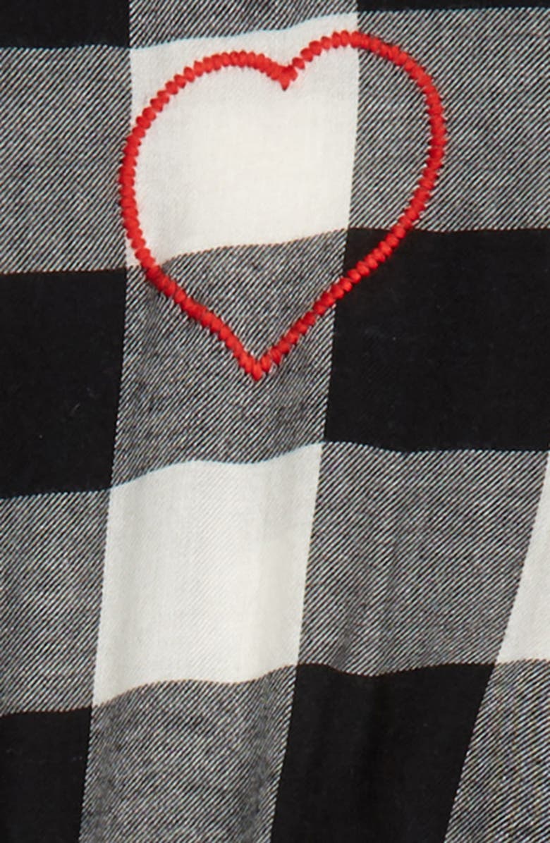 Tucker + Tate Embroidered Plaid Romper, Alternate, color, 