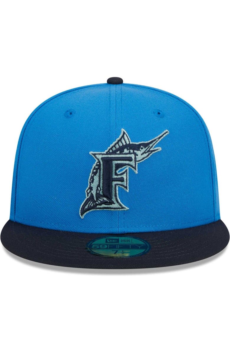 New Era Men's New Era Royal Florida Marlins 59FIFTY Fitted Hat, Alternate, color,