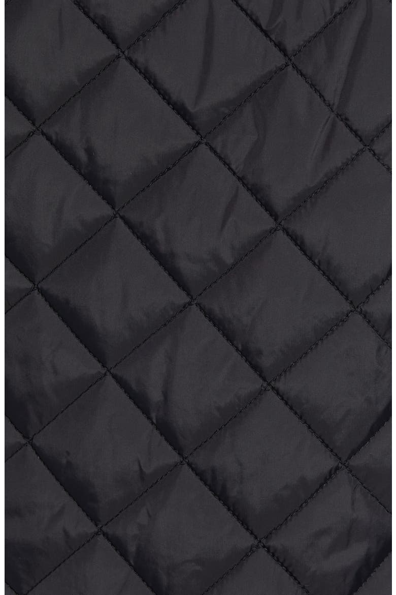 Diamond Quilted Vest, Alternate, color, BLACK