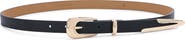 Ettika Liquid Metal Western Buckle Belt