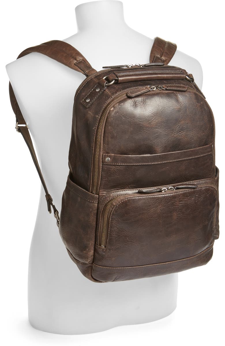 Frye 'Logan' Leather Backpack, Alternate, color,