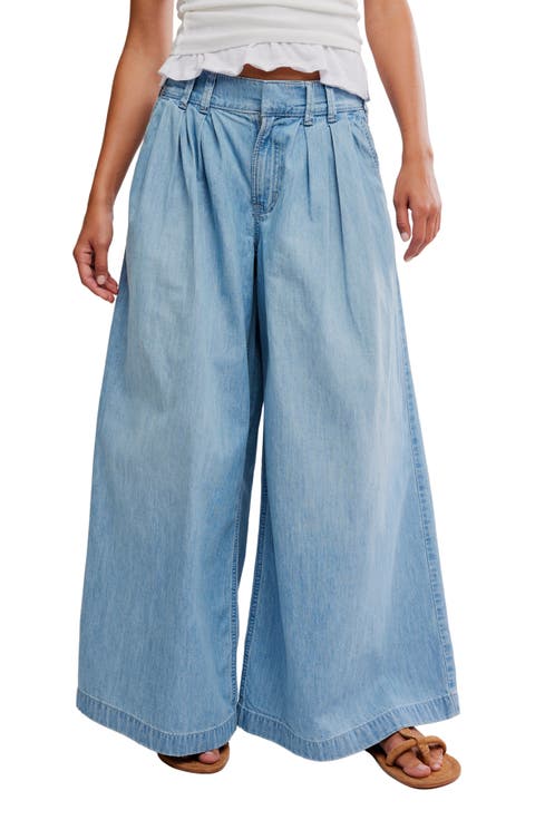 Scout Mid Waist Wide Leg Jeans