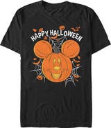 Mickey & Friends Men's Mickey & Friends Mouse-o-Lantern  Graphic T-Shirt