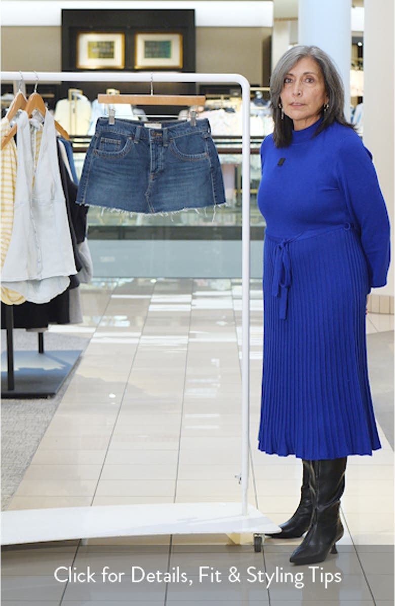 Lainey Cutoff Miniskirt, sales video thumbnail