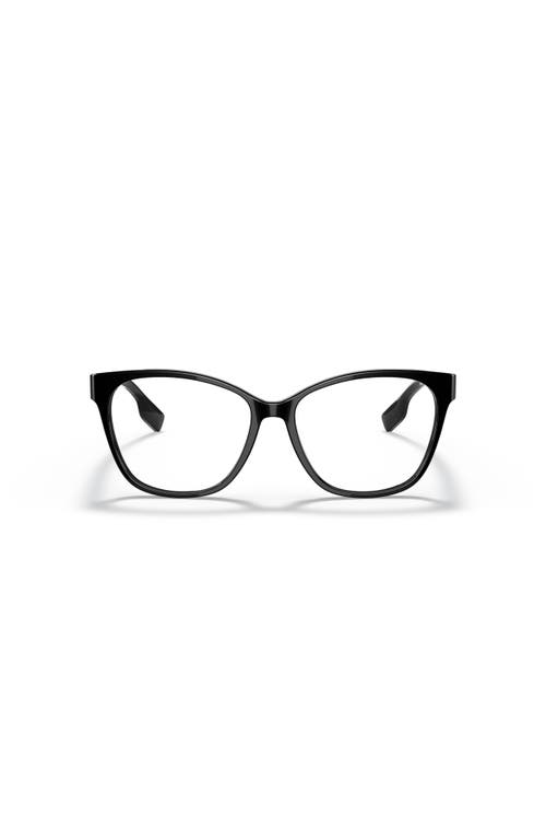 Burberry 54mm Square Optical Glasses In Black