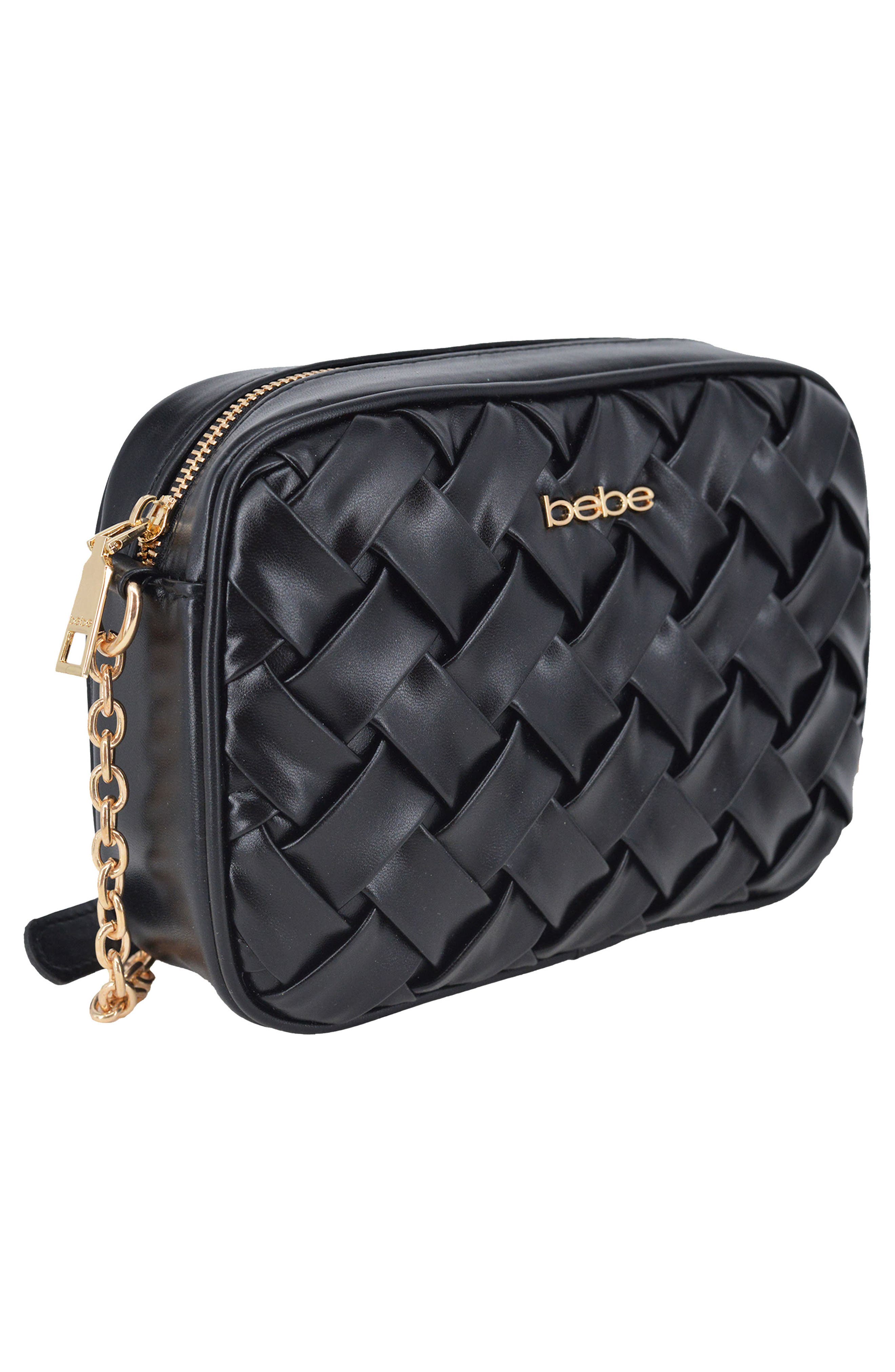 bebe Luca Camera Crossbody Bag with Wallet, Alternate, color, Black