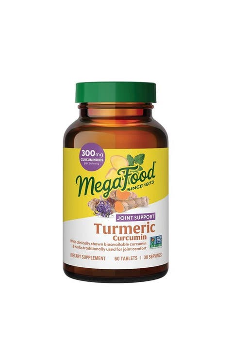 Turmeric Curcumin Supplement for Joint Support with Black Pepper, Vegan, Non-GMO, 60 Tablets